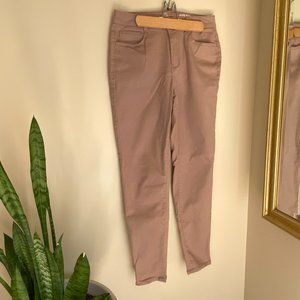 Pink high rise jegging